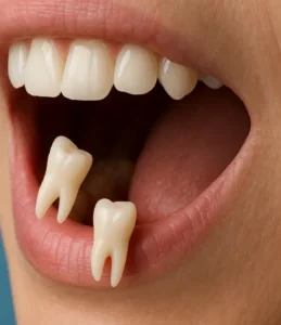 Sonhar com 4 dentes caindo: perdas, medos e transformações