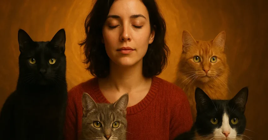 Sonhar com 4 gatos: intuição, mistérios e energia espiritual