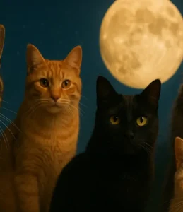 Sonhar com 5 gatos: intuição aflorada, mistérios e energia