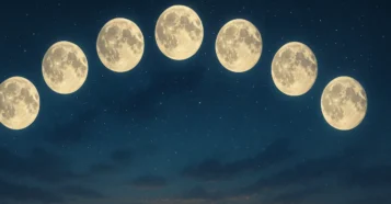 Sonhar com 8 luas no céu: mensagens do alto, destino e mistérios