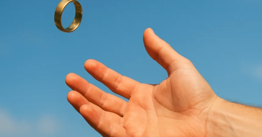 Sonhar jogando aliança fora: término, mágoas e libertação