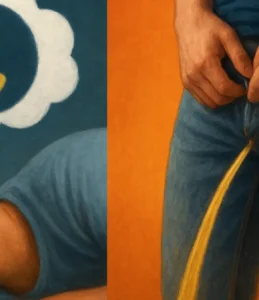 Sonhar urinando e urinar de verdade: descarga emocional e alívio